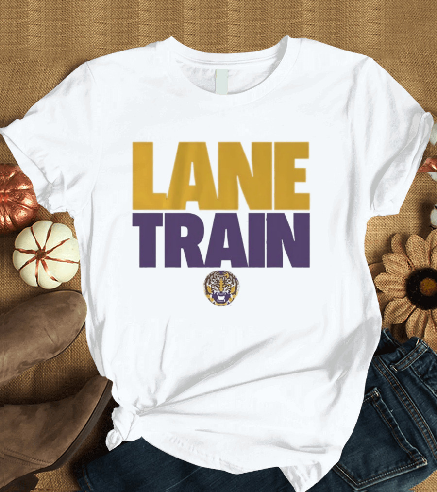 Lane Train LSU Tigers Football SEC Fan Gear T-Shirt