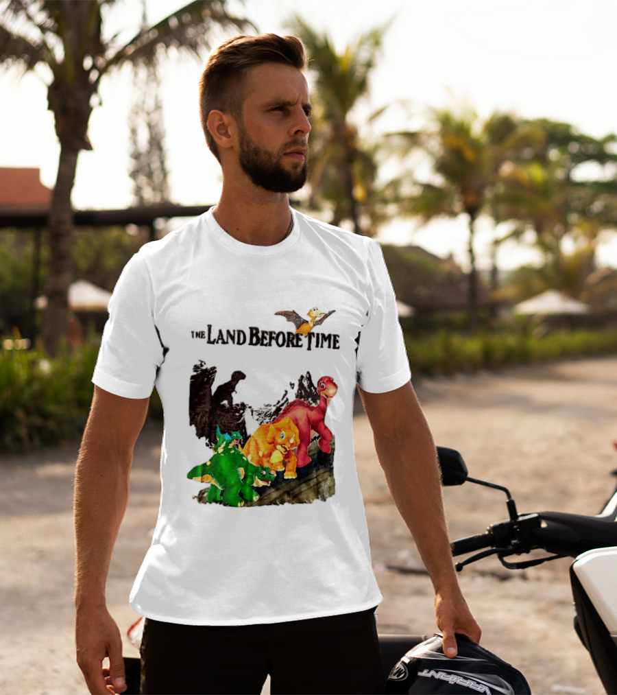 The Land Before Time Littlefoot Petrie Cera Spike Dinosaur Movie Youth T-Shirt