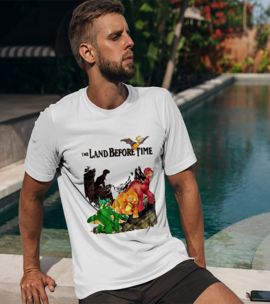 The Land Before Time Littlefoot Petrie Cera Spike Dinosaur Movie Youth T-Shirt