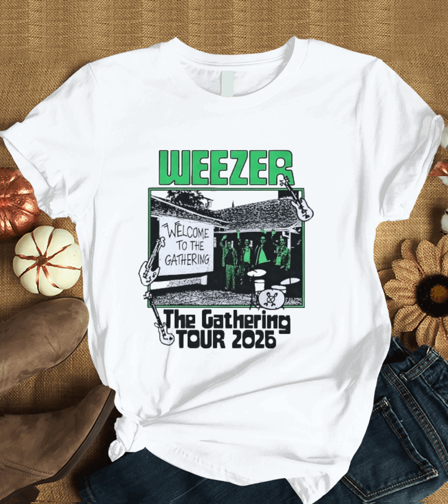 Weezer Welcome To The Gathering Tour 2026 T-Shirt