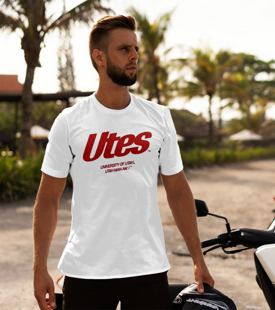 Utes University Of Utah Utah Man Am I NCAA T-Shirt