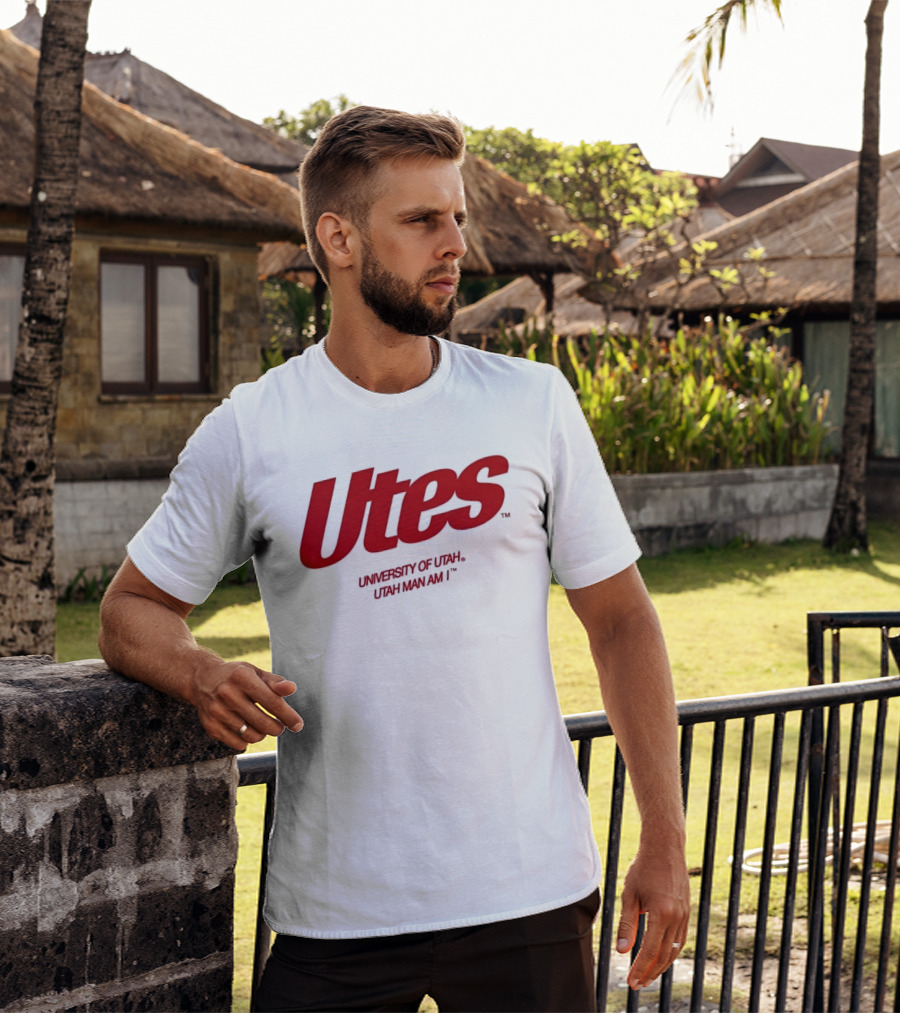 Utes University Of Utah Utah Man Am I NCAA T-Shirt