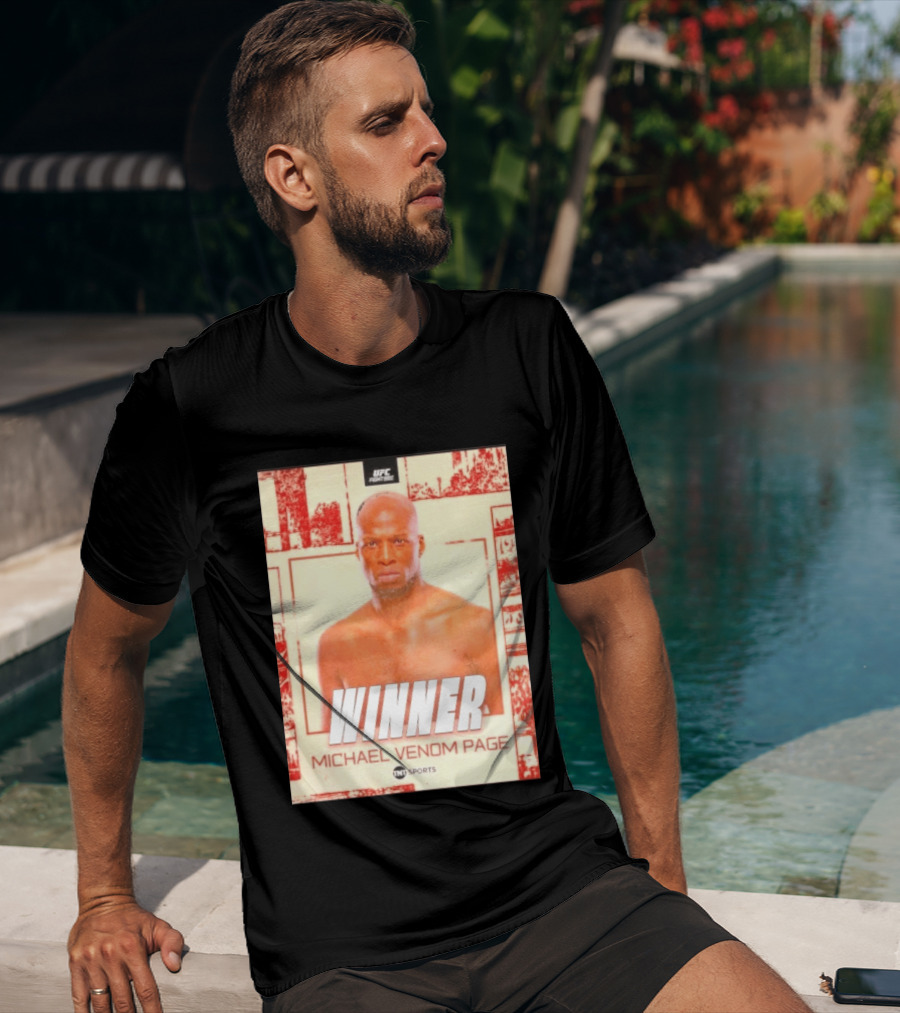 UFC Fight Night Winner Michael Venom Page TNT Sports T-Shirt
