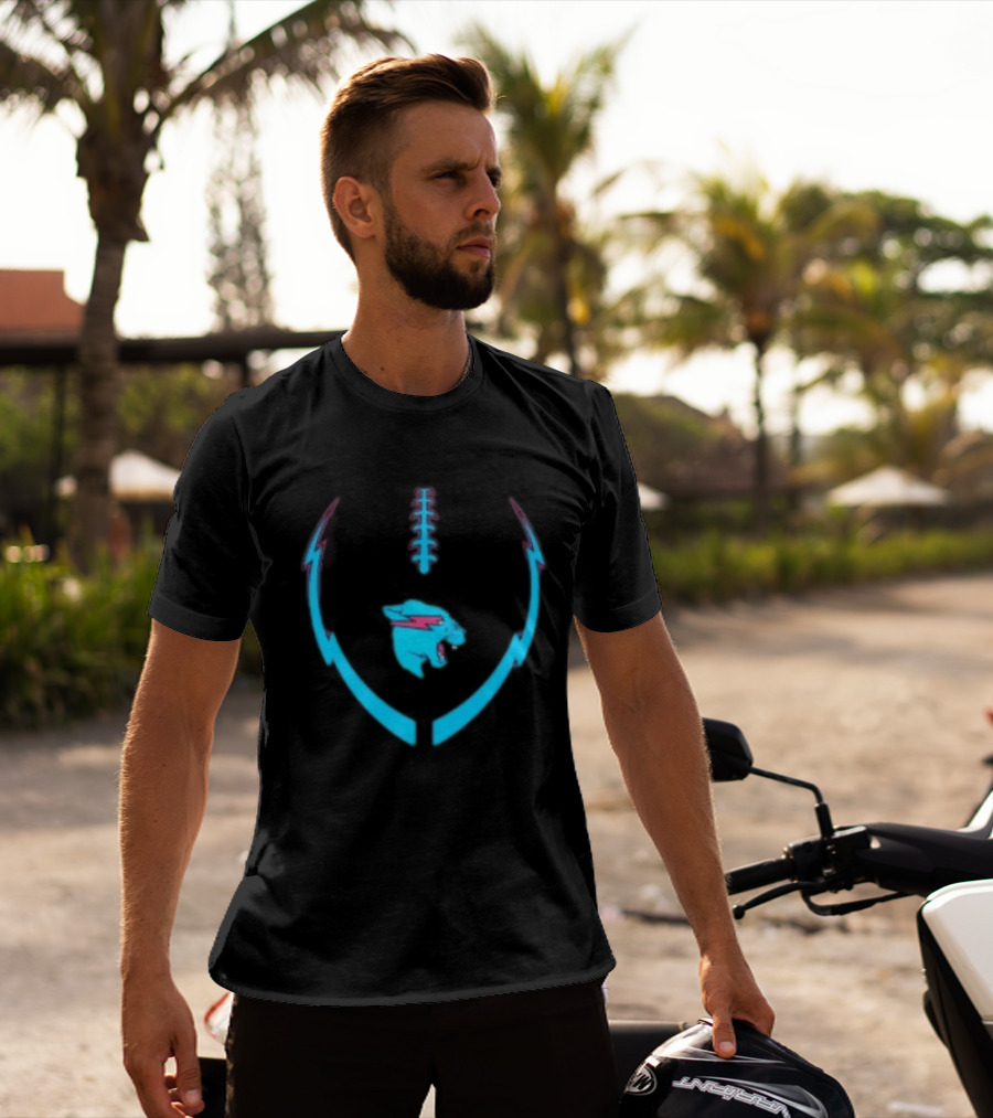 Mrbeast Store Beast Lightning Football T-Shirt