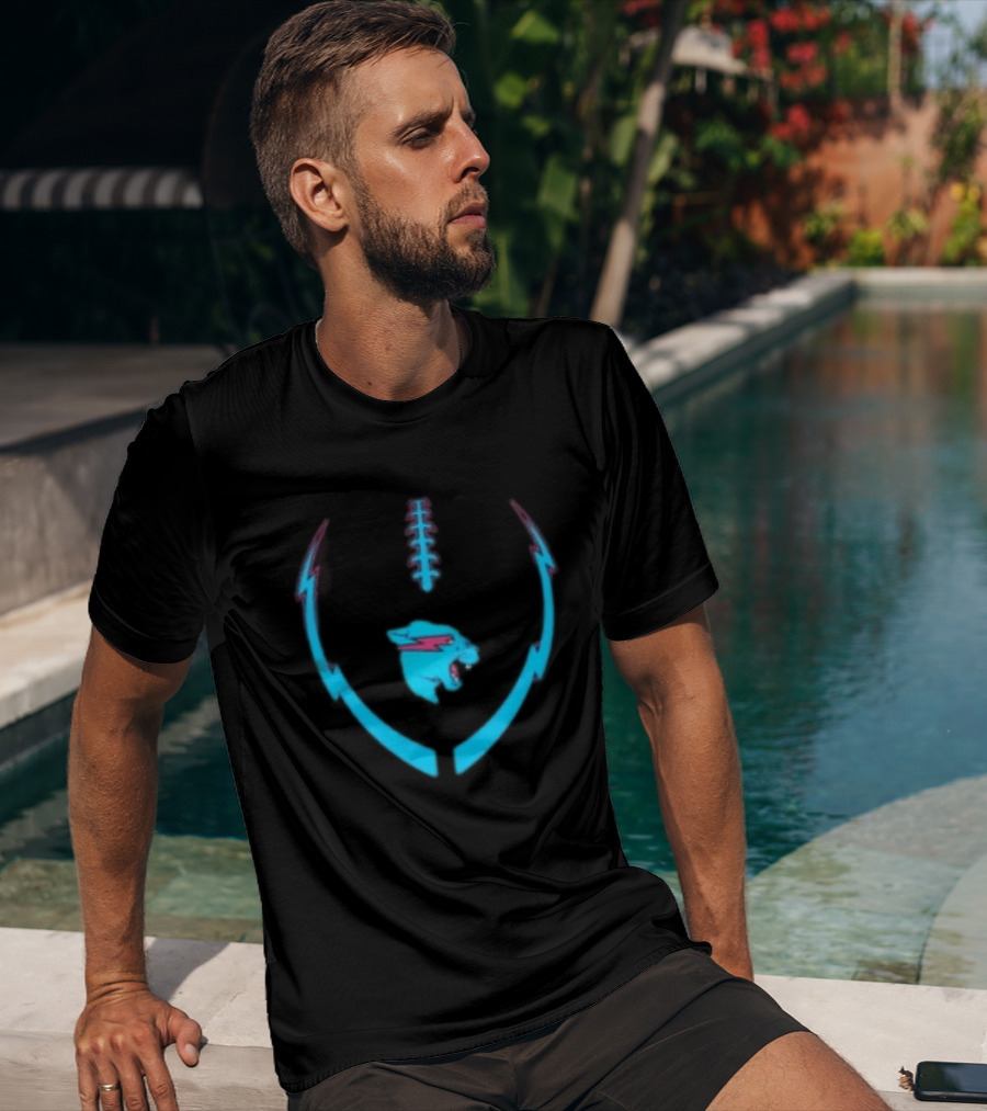 Mrbeast Store Beast Lightning Football T-Shirt