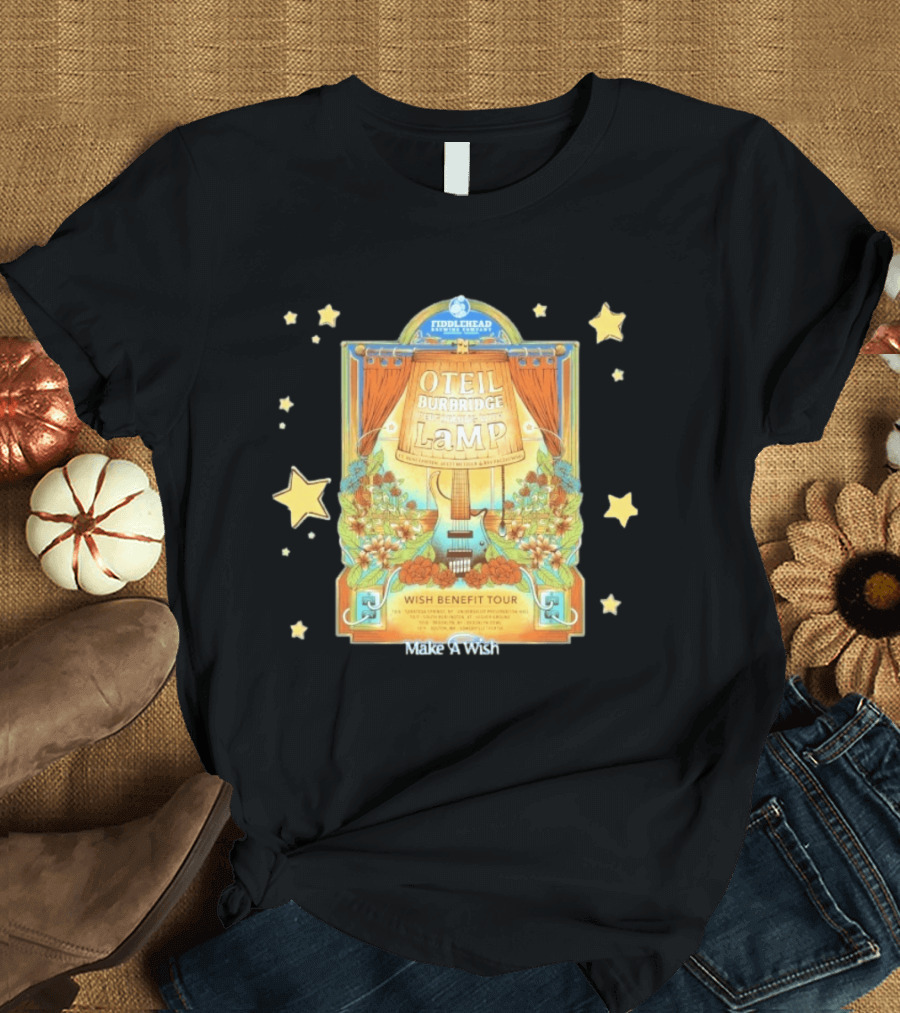 Oteil Burbridge LaMP Wish Benefit Tour Make A Wish Foundation Fiddlehead Brewing Company T-Shirt