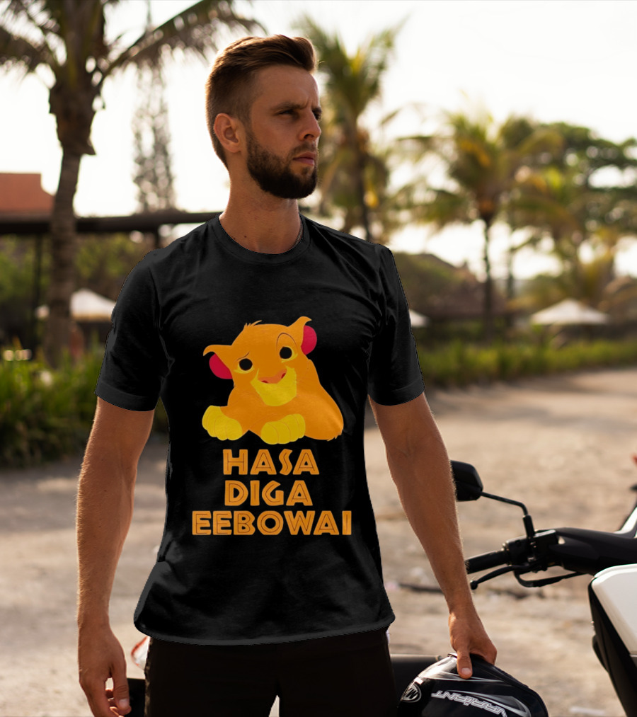Simba Hasa Diga Eebowai Lion King Book Of Mormon T-Shirt