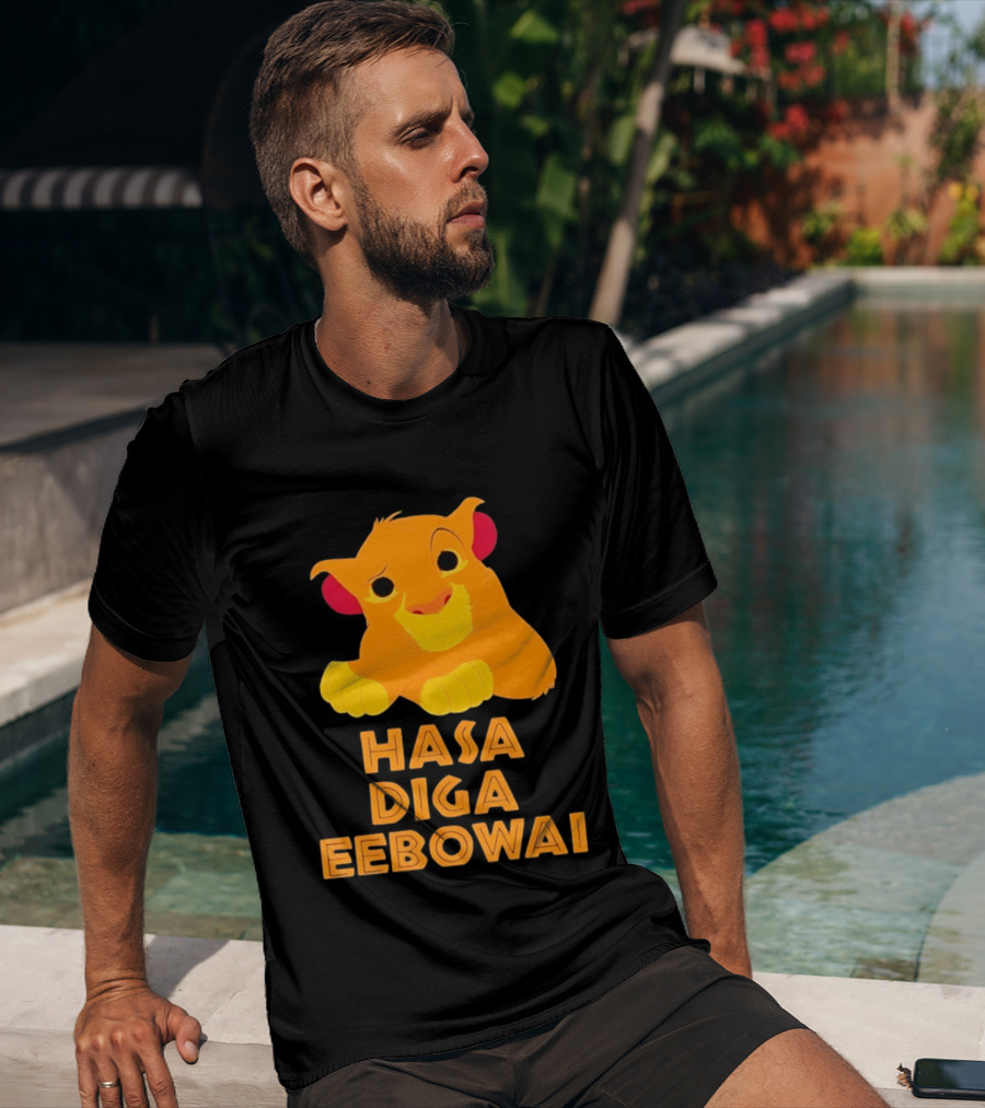 Simba Hasa Diga Eebowai Lion King Book Of Mormon T-Shirt