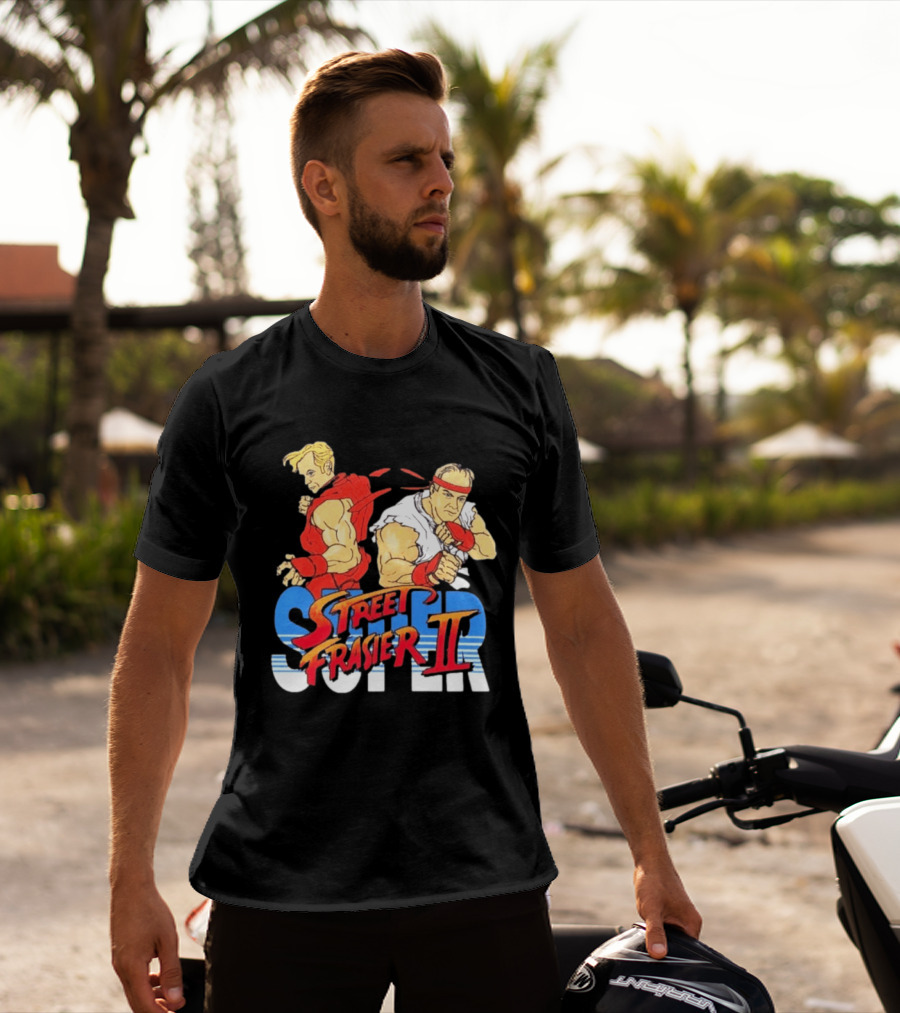 Supper Street Frasier II Retro Fighter T-Shirt