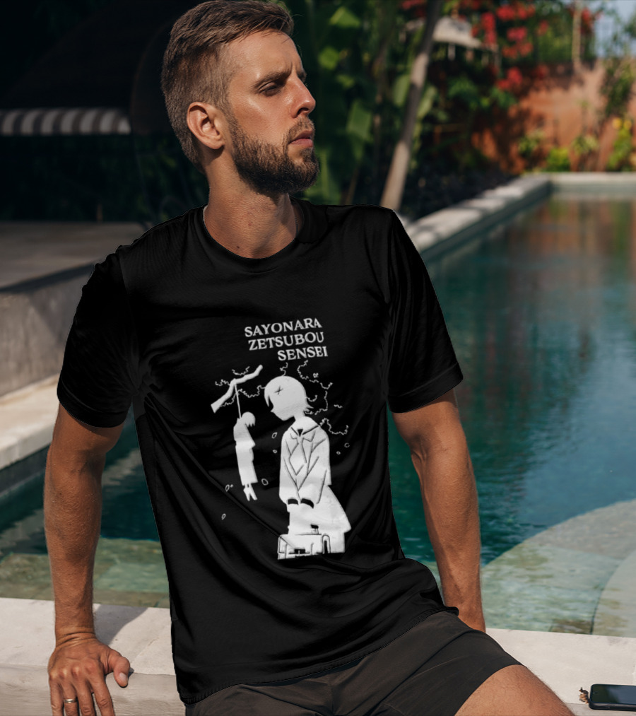 Sayonara Zetsubou Sensei Kafuka Fuura Nozomu Itoshiki T-Shirt