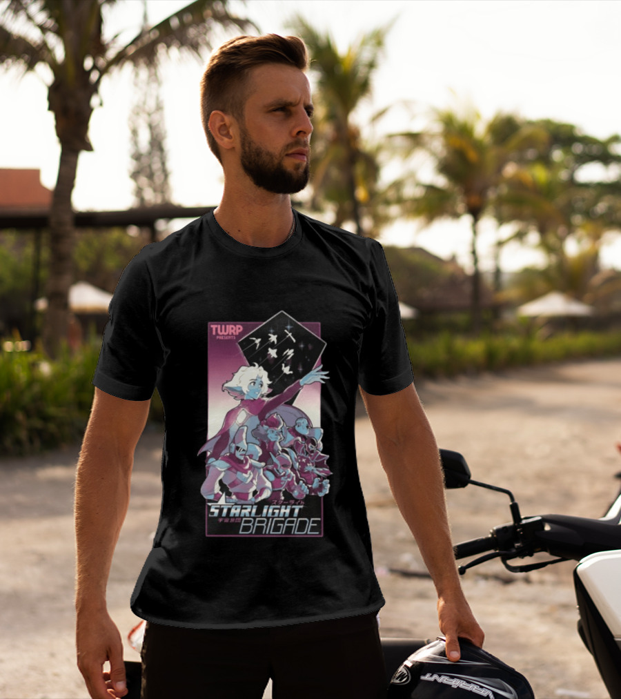 TWRP Presents Starlight Brigade Anime Style Longsleeve T-Shirt