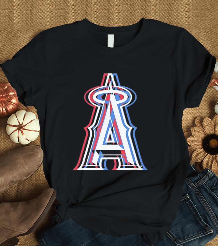 Los Angeles Angels Tri Color MLB Baseball T-Shirt
