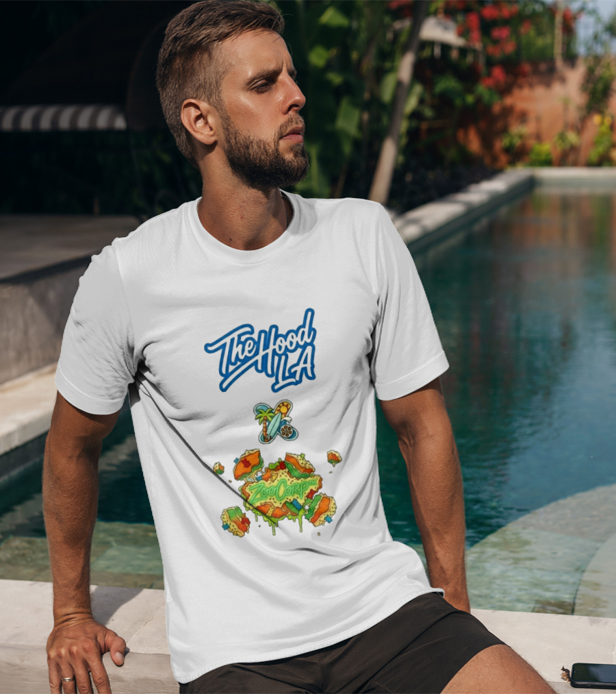 The Hood LA Dodgers Zoocorp Tropical Vibes T-Shirt