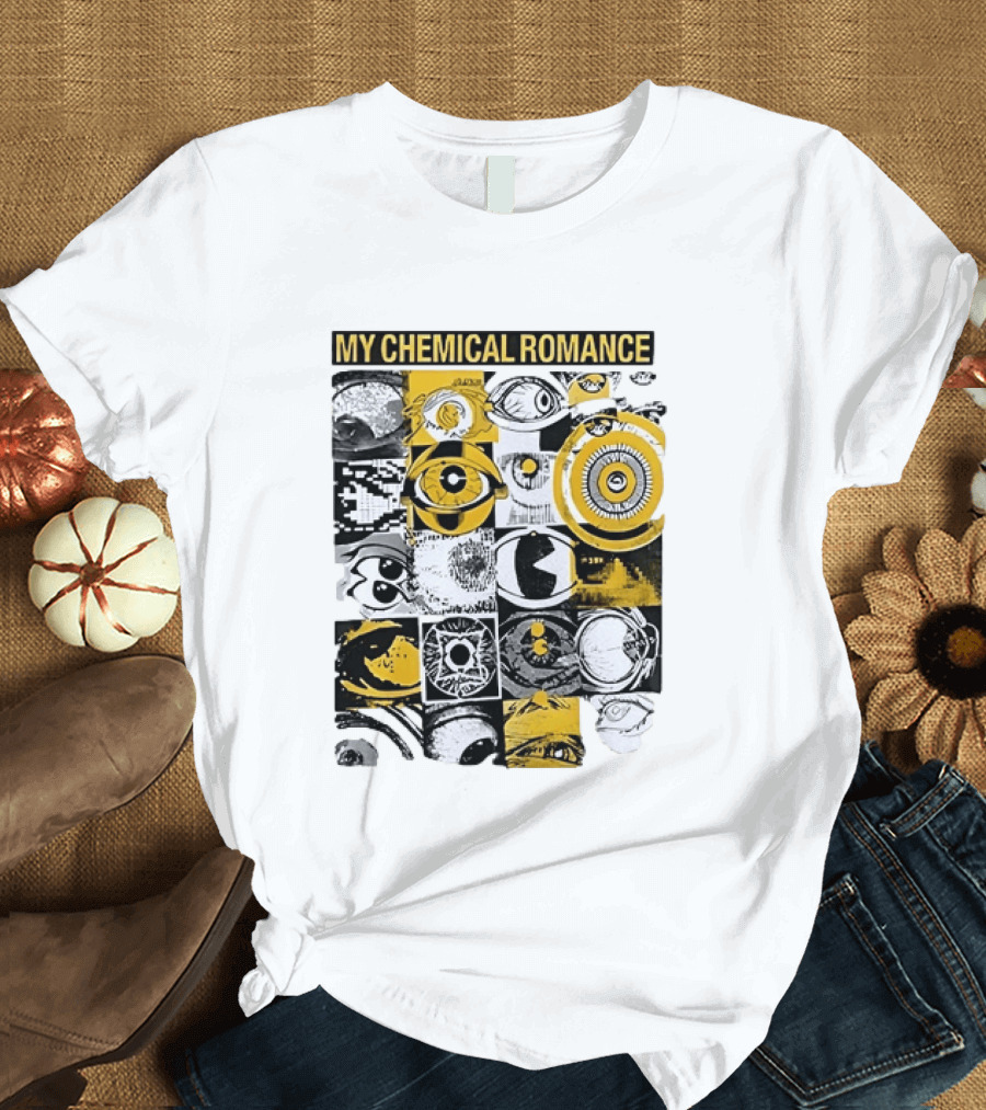 My Chemical Romance San Diego The Black Parade 2026 Petco Park Eye Collage T-Shirt