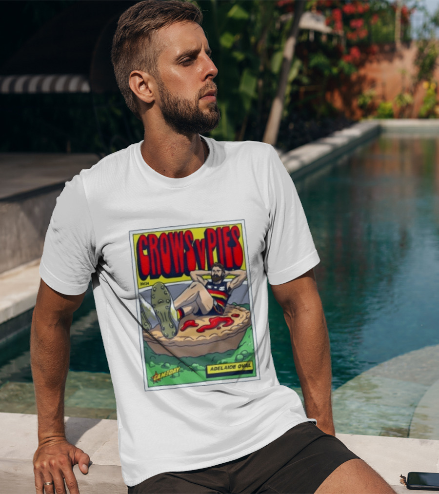 Crows V Pies Adelaide Oval Gameday 20/24 T-Shirt