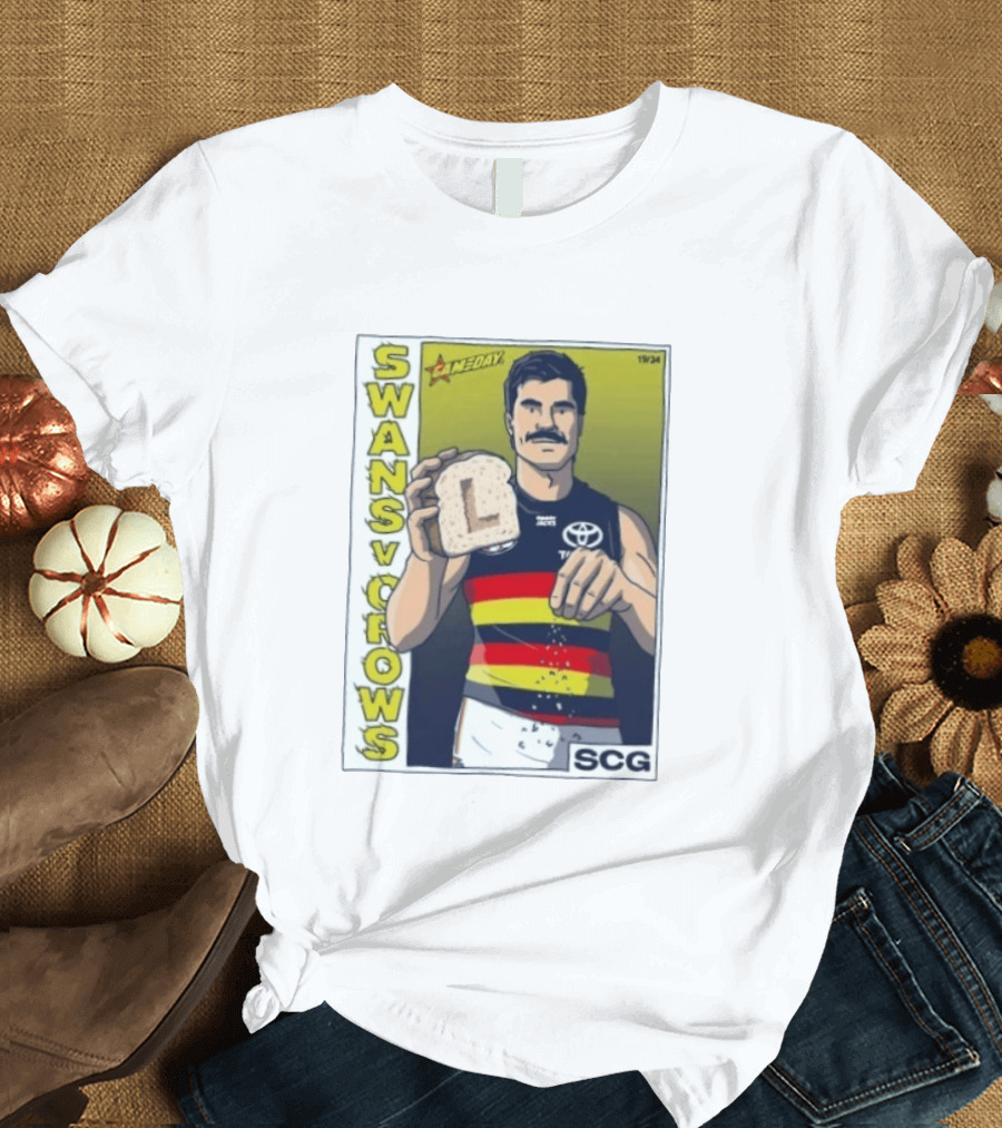 Swans Vs Crows Gameday SCG Salt Bae L Toast AFL Cartoon T-Shirt