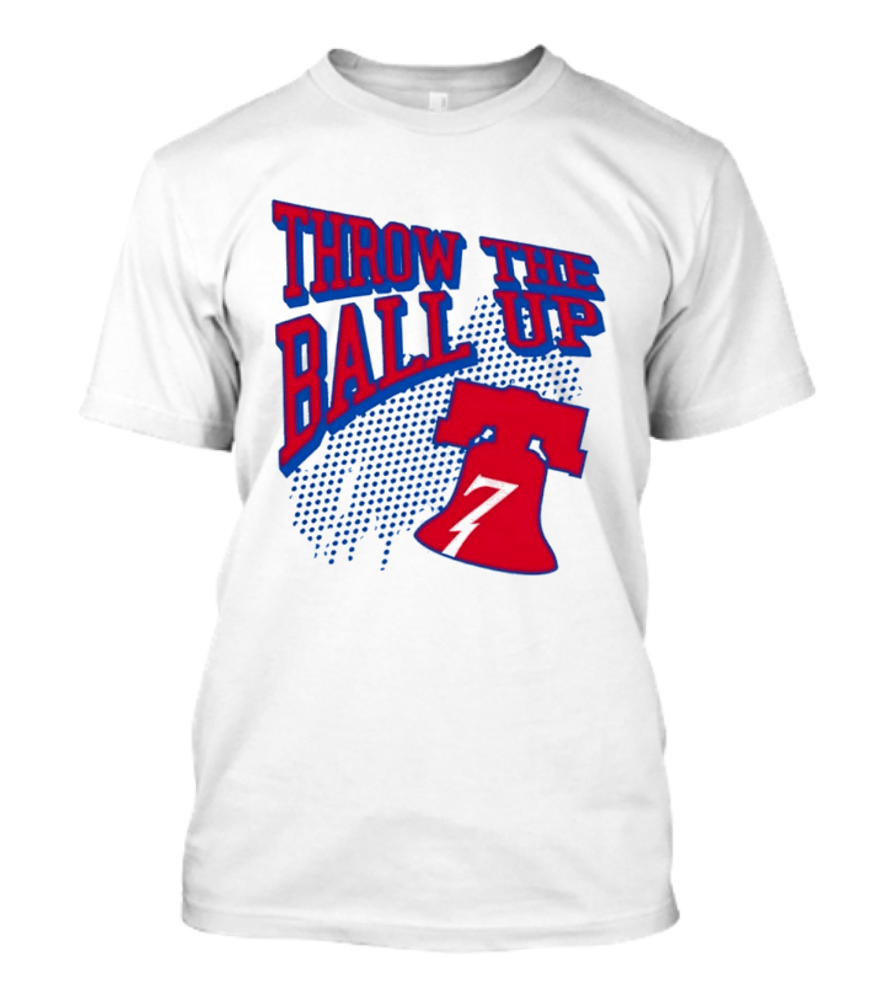 NBA Philadelphia 76ers Throw The Ball Up Liberty Bell T-Shirt