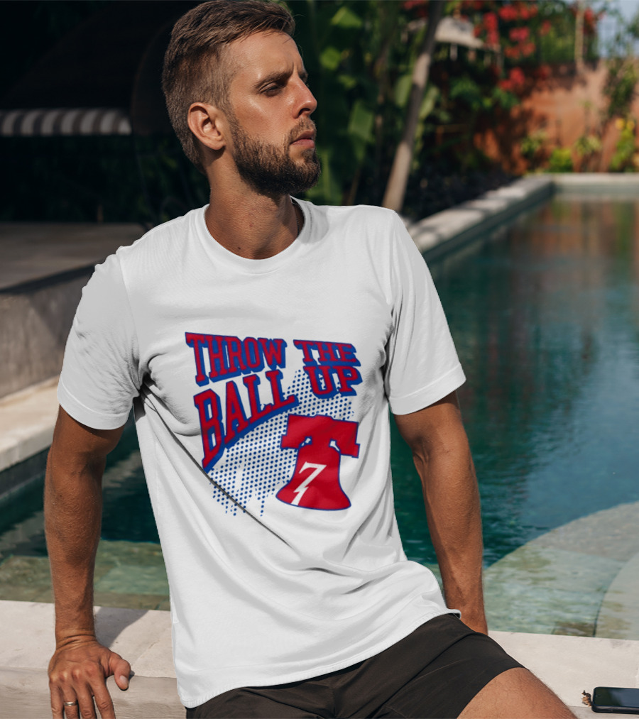 NBA Philadelphia 76ers Throw The Ball Up Liberty Bell T-Shirt