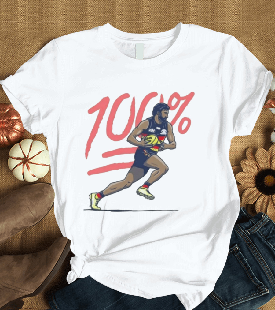 Wayne Milera 100% Adelaide Crows AFL Australian Football League Player T-Shirt