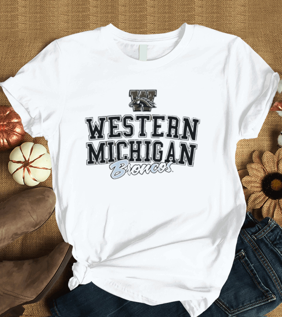 Western Michigan Broncos WMU NCAA College Sports Team T-Shirt