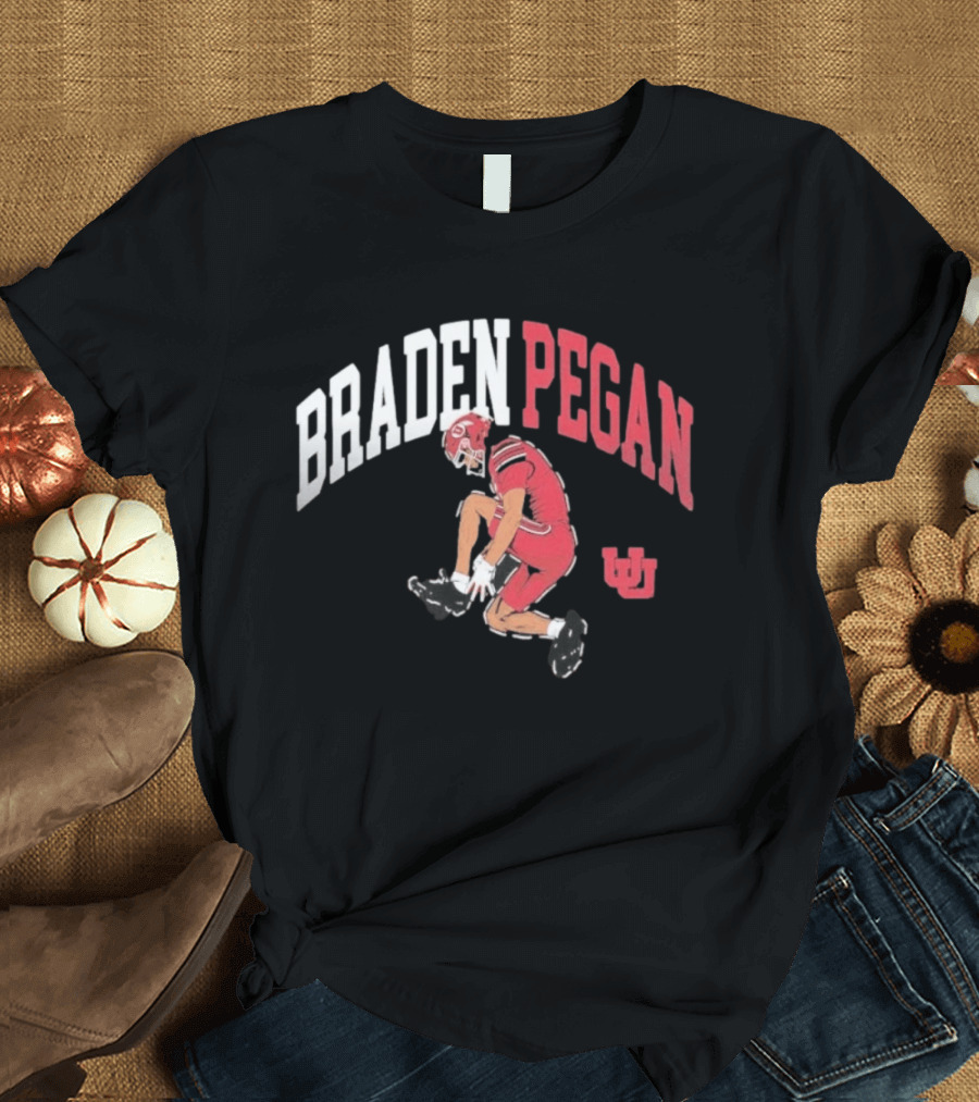 Braden Pegan Utah Utes Football Comic T-Shirt