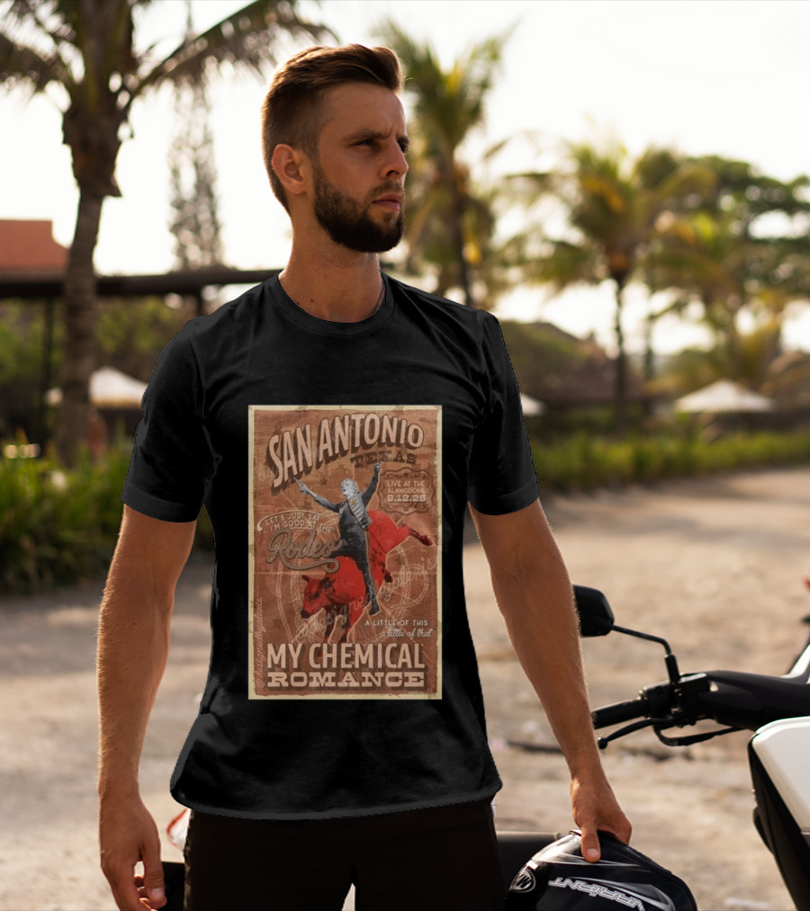 My Chemical Romance San Antonio Texas Alamodome 2026 Rodeo T-Shirt