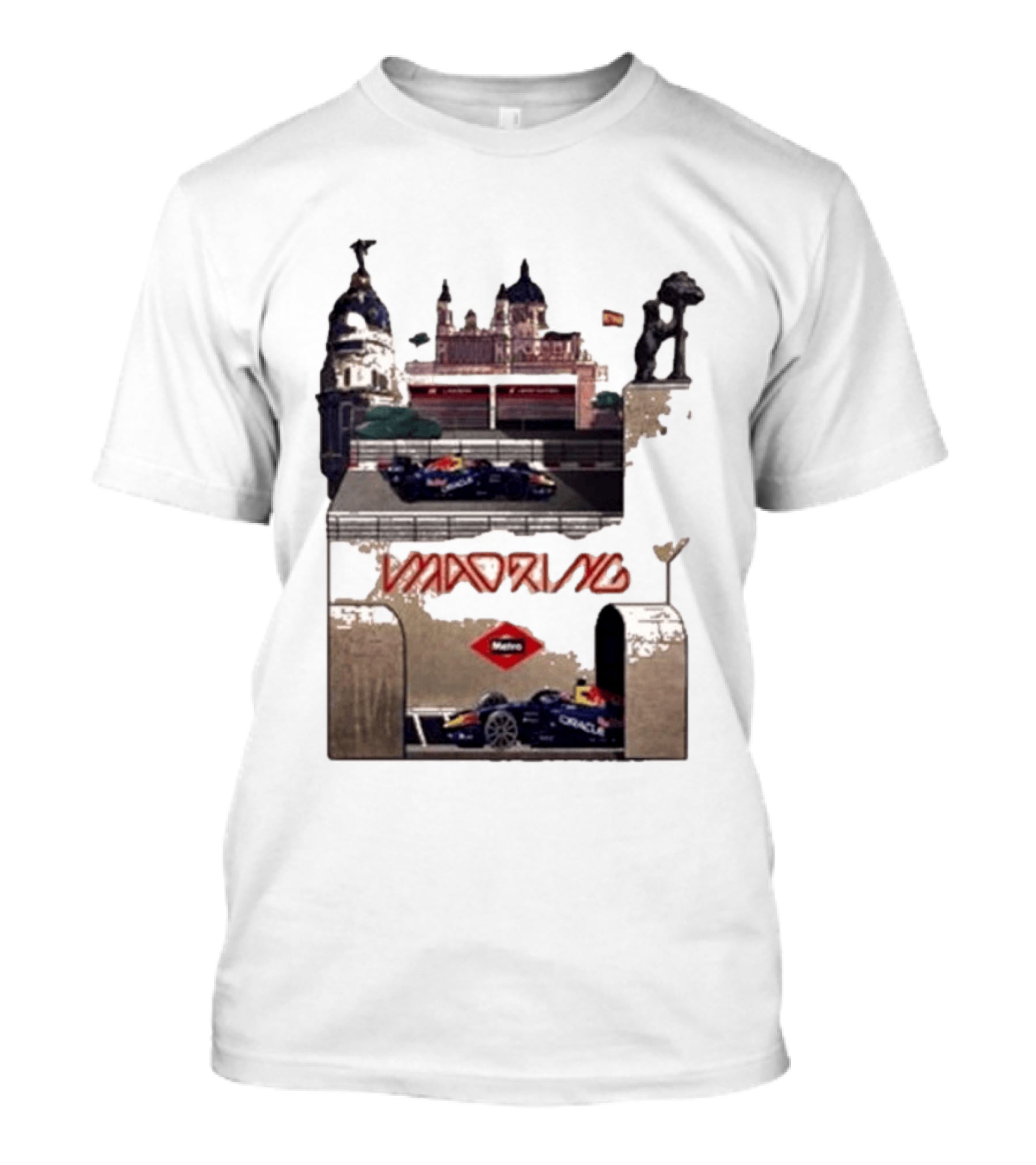Madrid Madring Metro Formula 1 Spanish Grand Prix 2026 Red Bull Racing T-Shirt