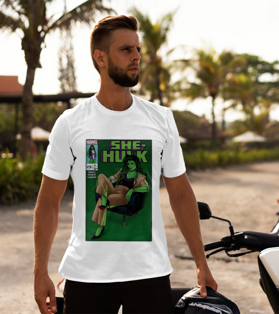 Marvel She Hulk Issue 15 Comic Book Cover Rowell Genolet Cunniffe T-Shirt