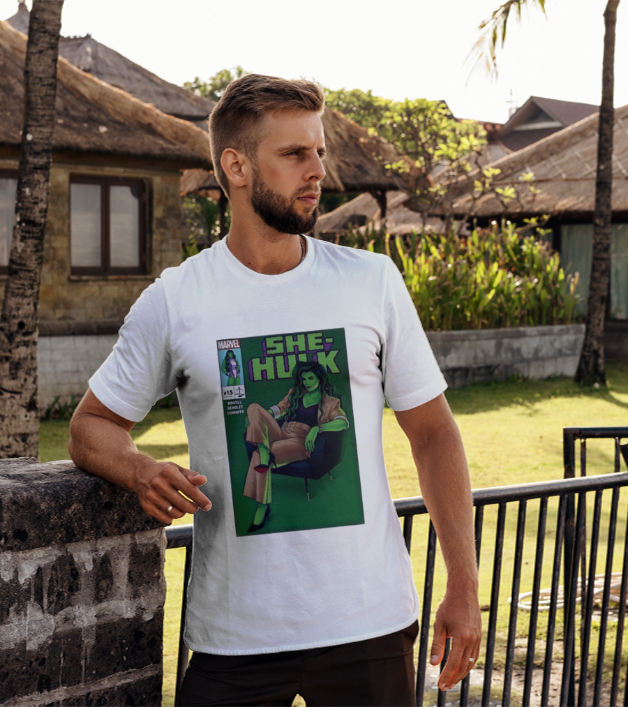 Marvel She Hulk Issue 15 Comic Book Cover Rowell Genolet Cunniffe T-Shirt