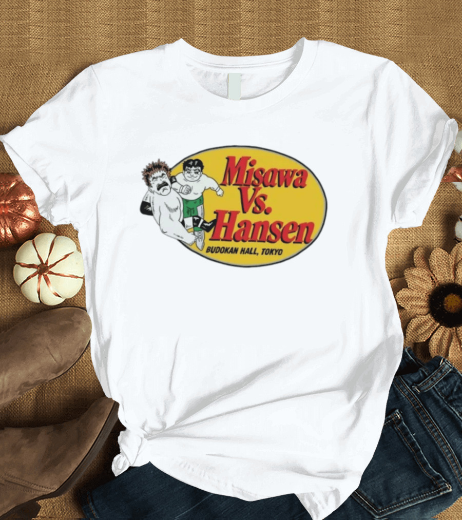Misawa Vs Hansen Budokan Hall Tokyo T-Shirt