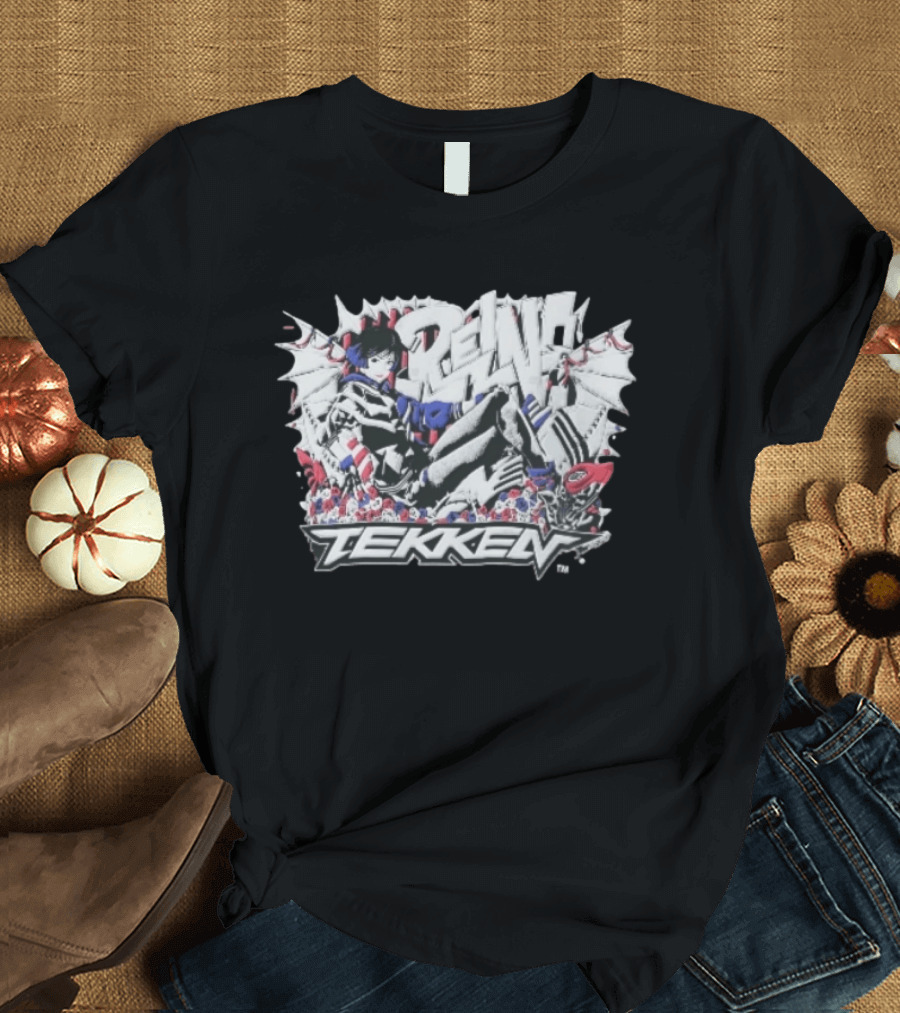 Tekken Reina Anime Style Among Roses T-Shirt
