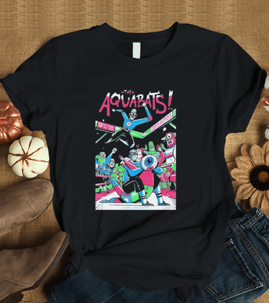 The Aquabats September 12 2026 Mexico City Comic Style Concert T-Shirt