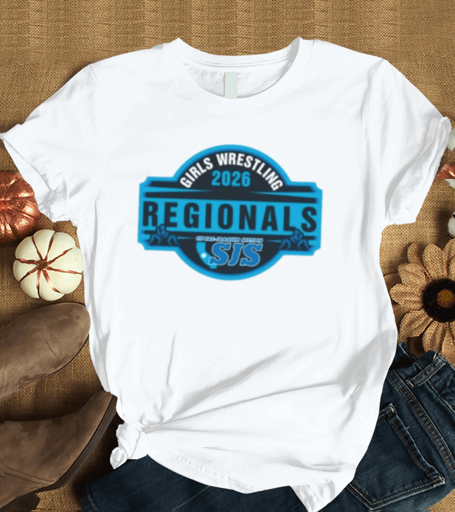 CIF SJS 2026 Girls Wrestling Regionals Championship Event T-Shirt