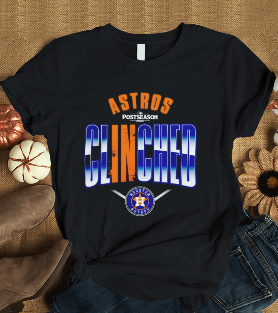 Houston Astros Postseason Clinched 2026 T-Shirt