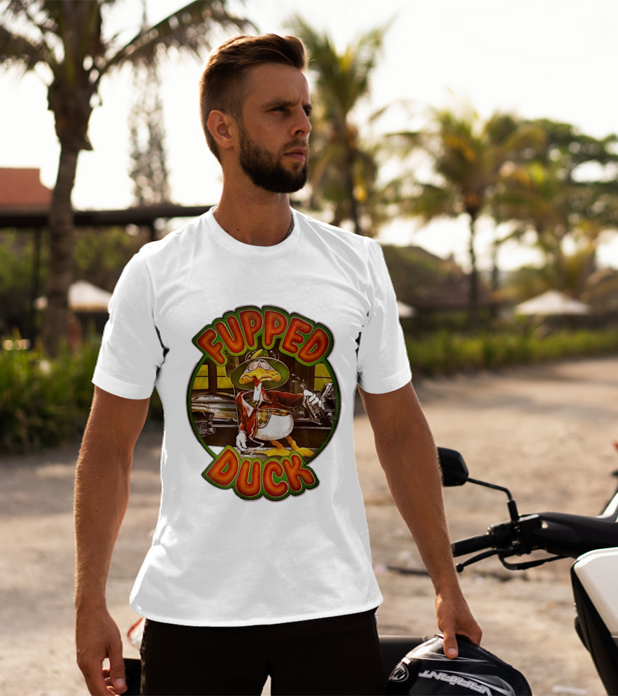 Fupped Duck Vintage Style 1979 Tipsy Cartoon Nostalgia T-Shirt