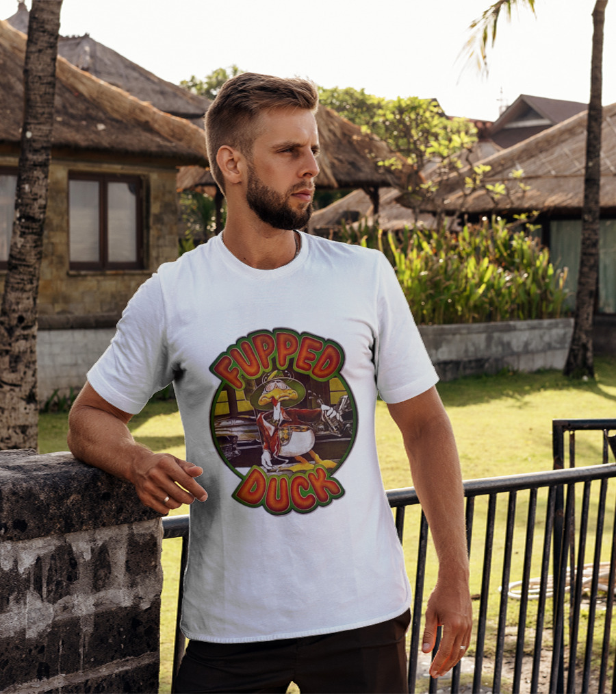 Fupped Duck Vintage Style 1979 Tipsy Cartoon Nostalgia T-Shirt