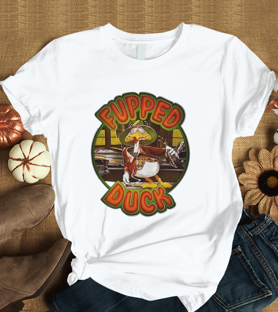 Fupped Duck Vintage Style 1979 Tipsy Cartoon Nostalgia T-Shirt