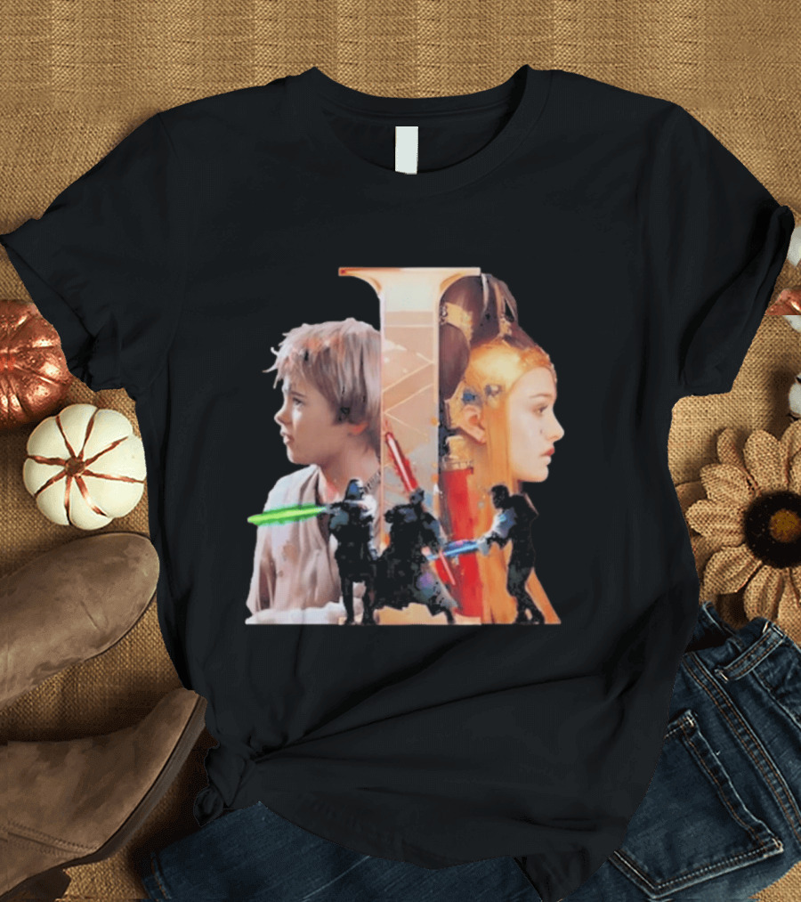 Rebel Scums The Phantom Menace 25th Anniversary Celebration With Iconic Characters And Lightsabers T-Shirt