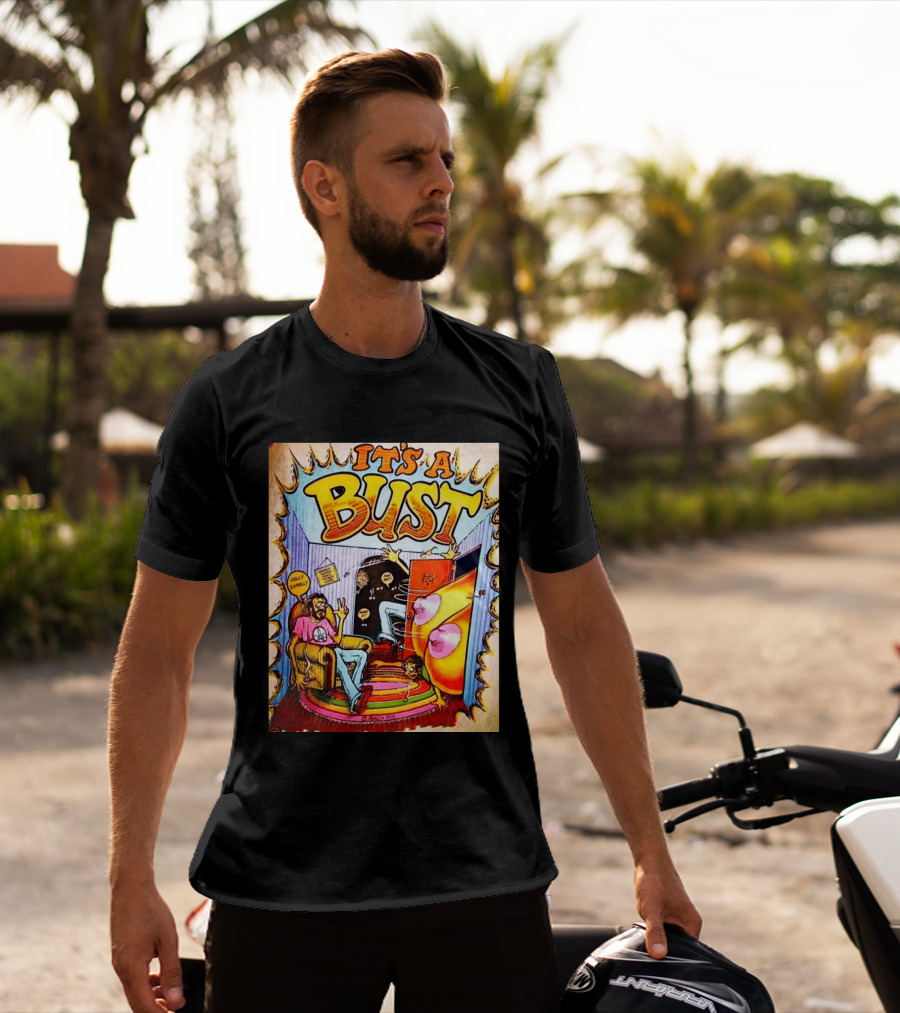 It's A Bust 1975 Zap Comix Cartoon Explosion T-Shirt