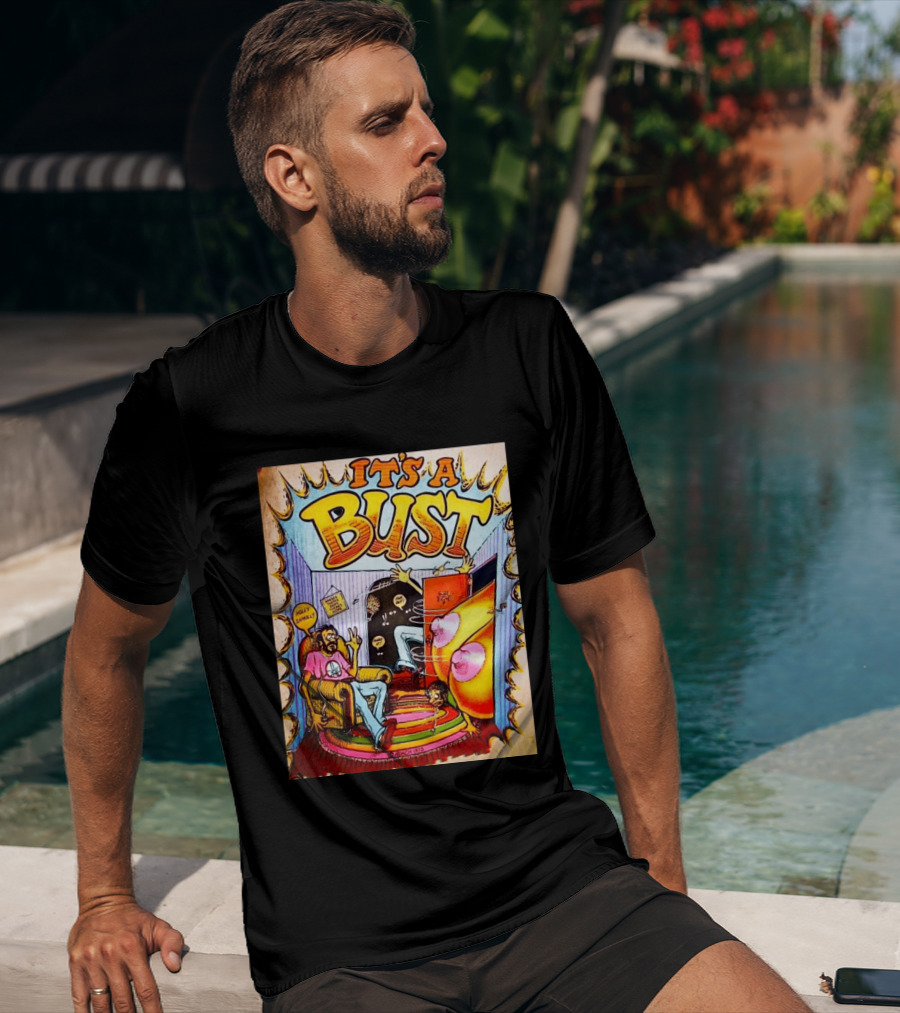 It's A Bust 1975 Zap Comix Cartoon Explosion T-Shirt