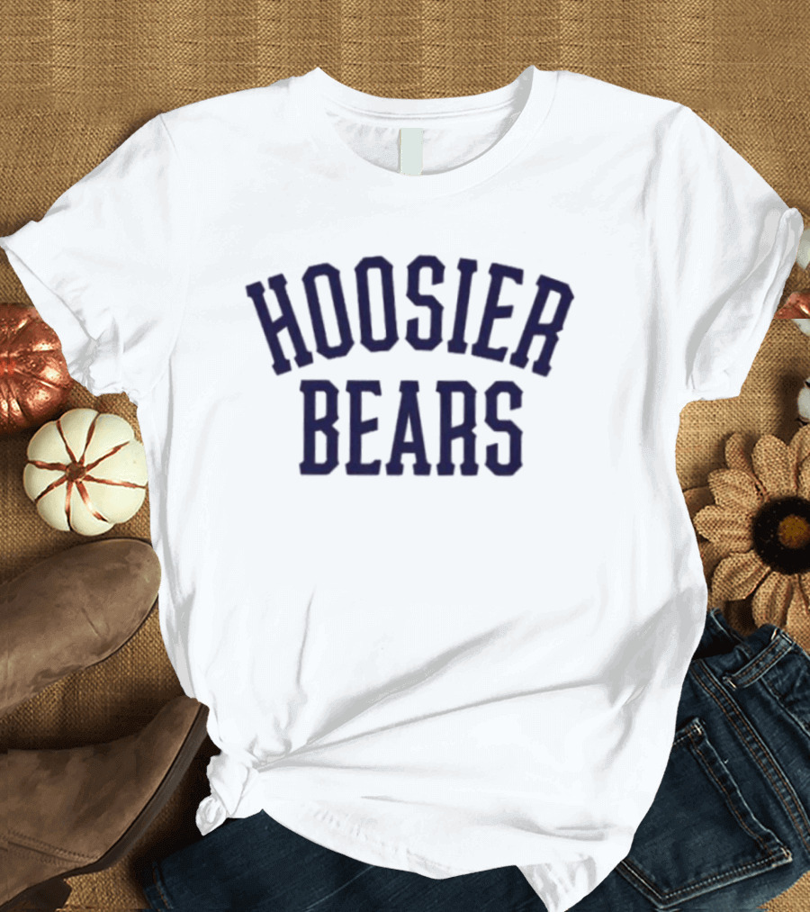 Hoosier Bears Indiana College Sports Team Fan T-Shirt