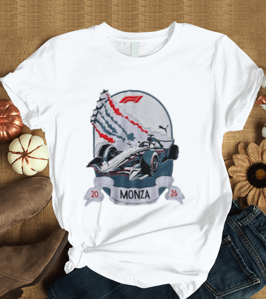 F1 Monza 2026 Italian Grand Prix Puma Racing Car T-Shirt