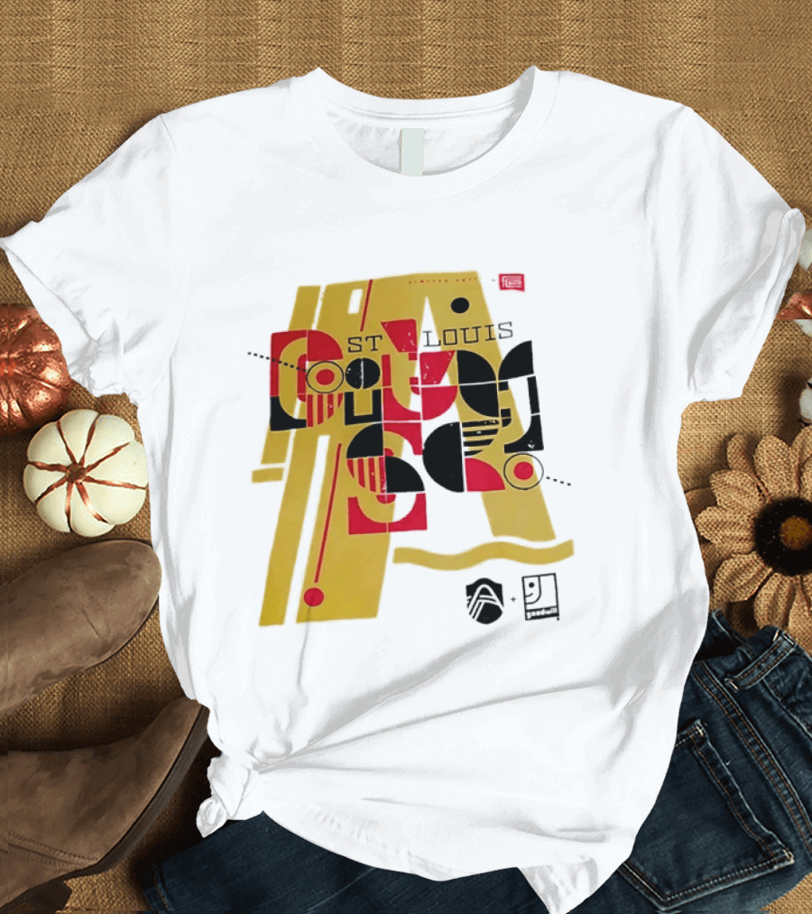 St Louis Football Limited Edition Goodwill Geometric Abstract 91 T-Shirt