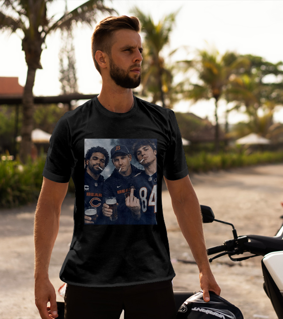 Colston Loveland Caleb Williams Ben Johnson Bears Football T-Shirt