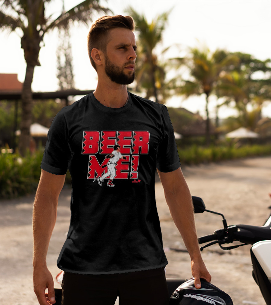 Beer Me Baseball Humor Seth Beer Playful T-Shirt