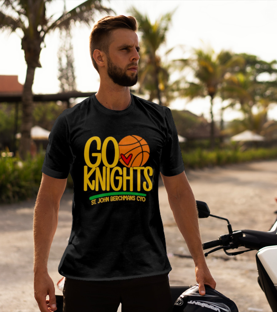 Go Knights St. John Berchmans CYO Basketball Pride T-Shirt