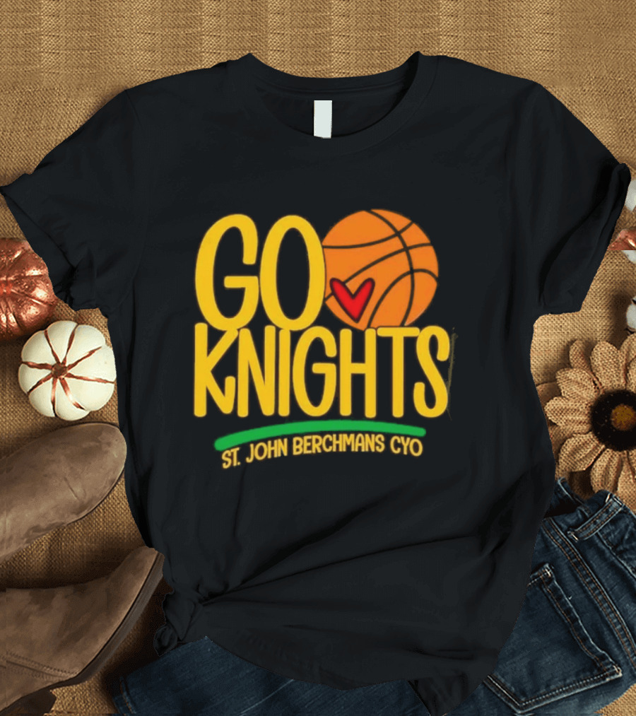 Go Knights St. John Berchmans CYO Basketball Pride T-Shirt