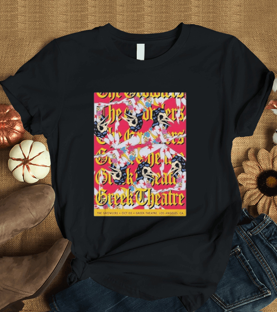 The Growlers Greek Theatre Los Angeles October 3 T-Shirt