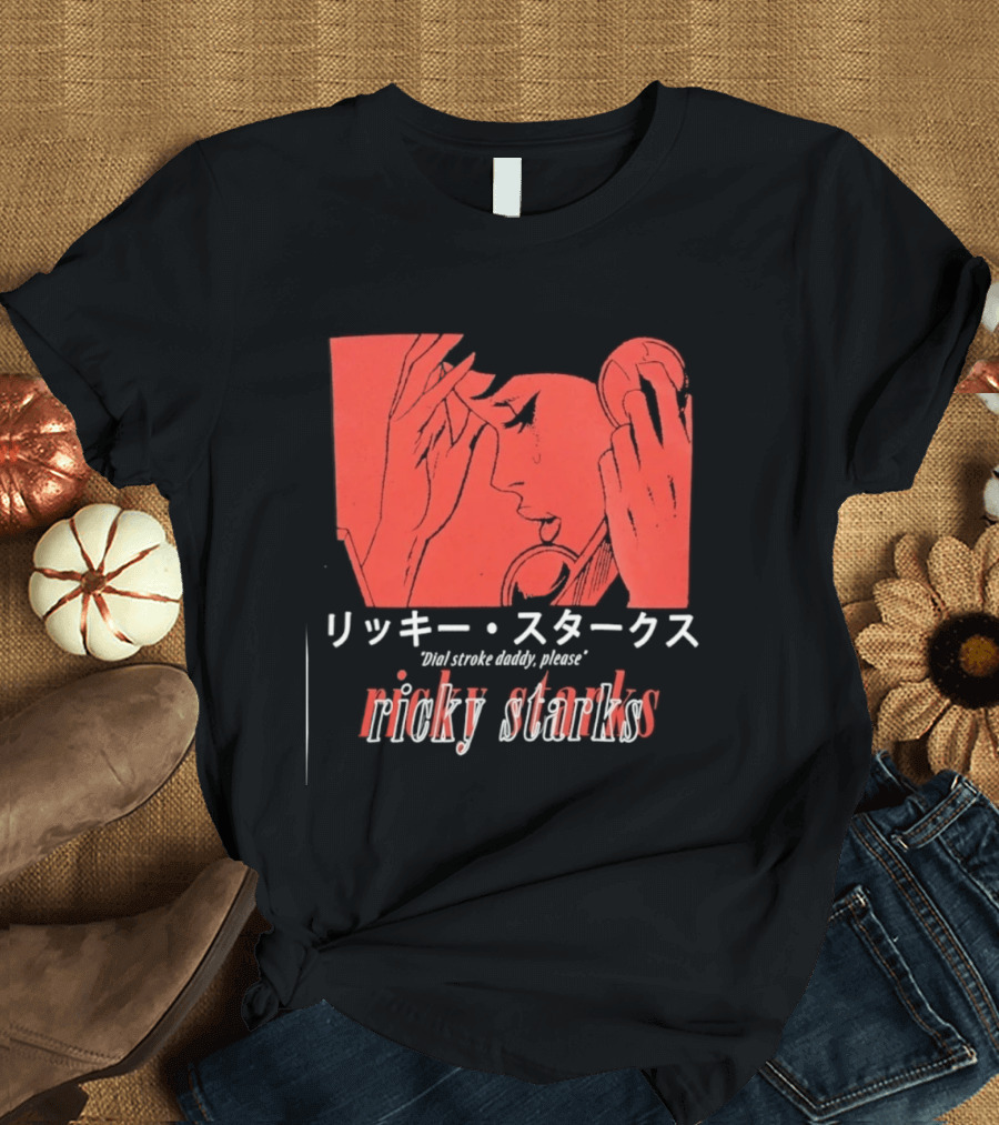 Ricky Starks Please Dial Stroke Daddy Japanese Style AEW T-Shirt