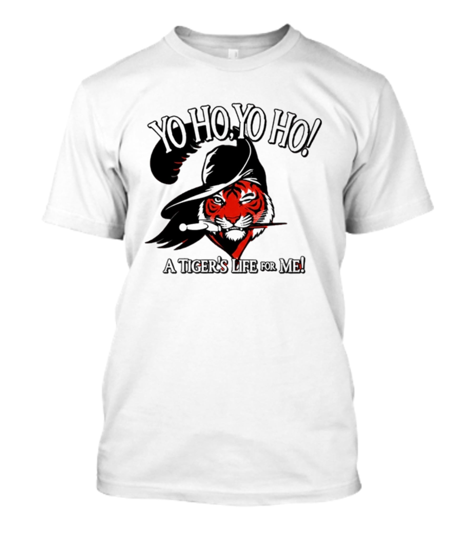 Yo Ho Yo Ho A Tiger's Life For Me Cincinnati Bengals T-Shirt